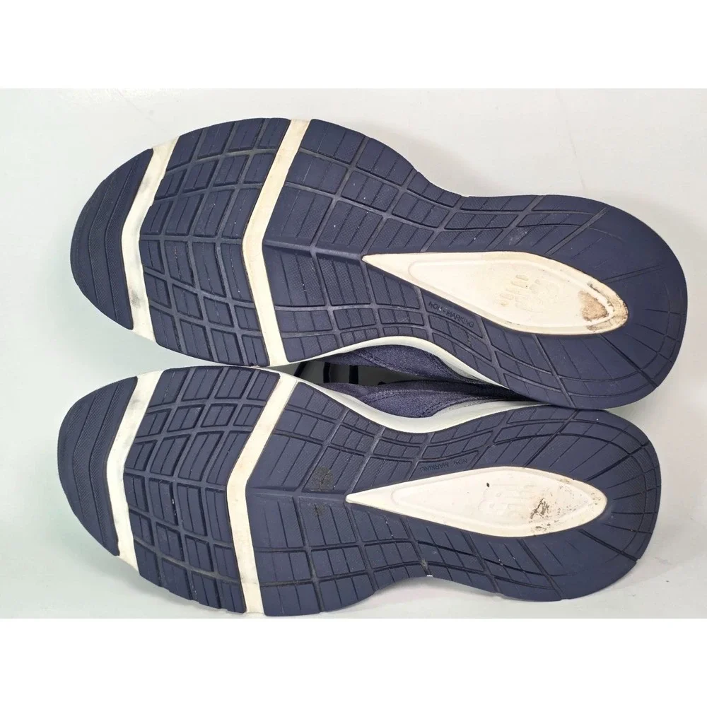 New Balance 608 V5 Men's Sneakers Size 8.5 Navy White Blue Suede ABZORB Shoes‎